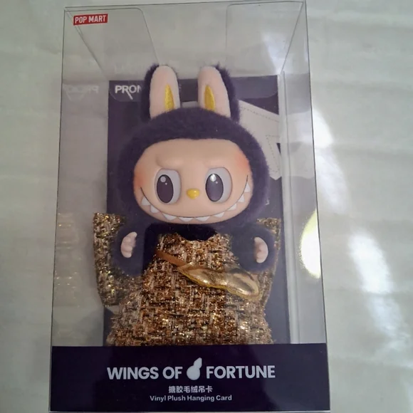 Pop Mart Labubu x Pronounce Wings of Fortune Vinyl Plush Labubu - Picture 2 of 6